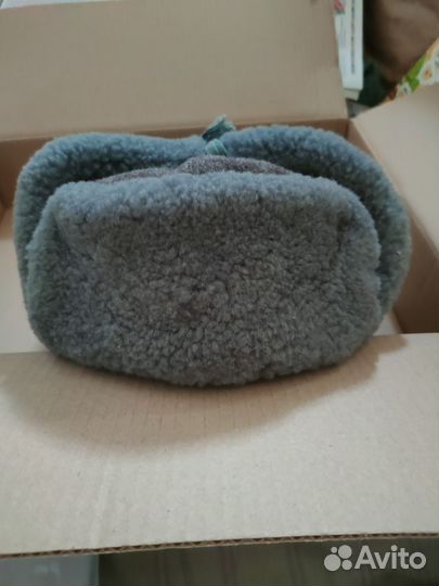 Мужская зимняя шапка (солдатская)