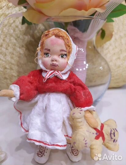 Ватные елочные игрушки