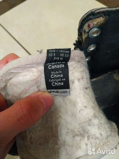 Коньки bauer vapor x30 размер 2 (34)