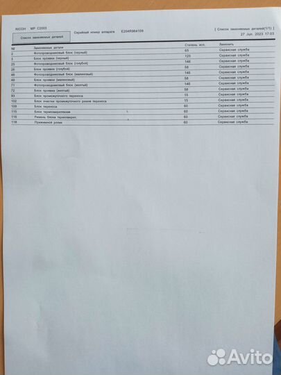 Мфу цветной ricoh mp c2003