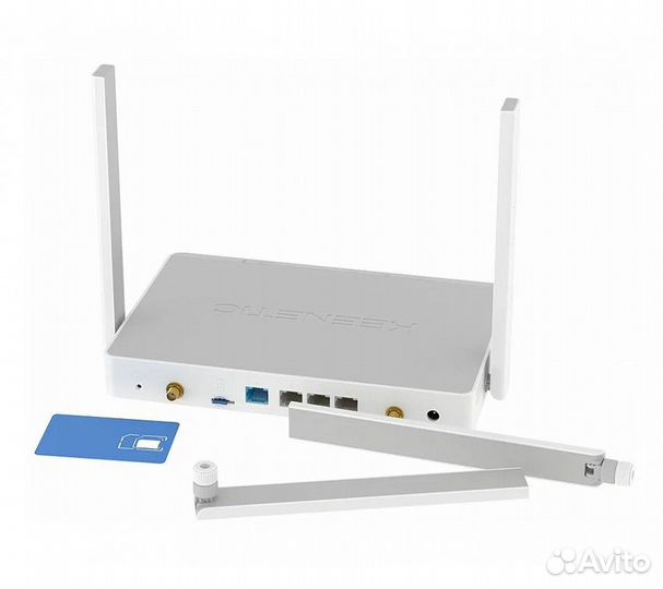 Wi-Fi роутер Keenetic Hero 4G+ (KN-2311), серый