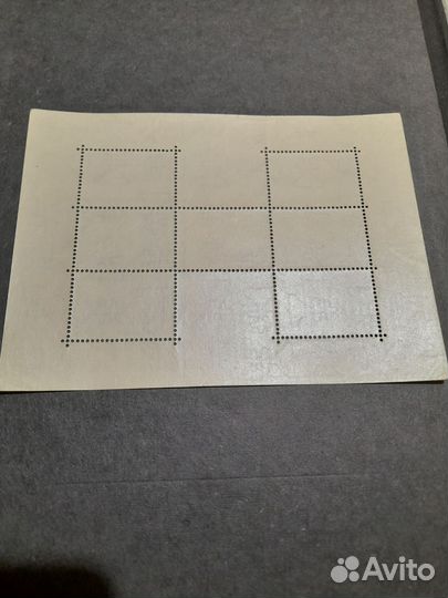 Почтовый блок Венгрия 1938 год