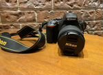 Зеркальный фотоаппарат nikon d5600 Kit 18-55mm б/у