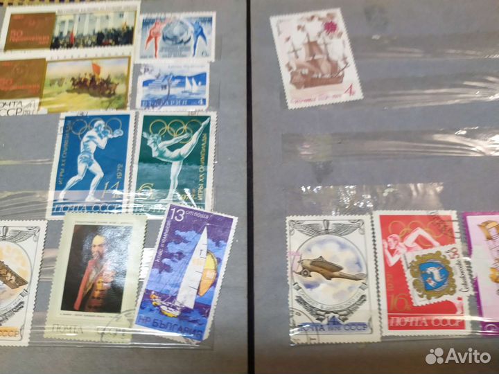 Почтовые марки СССР 2 альбома