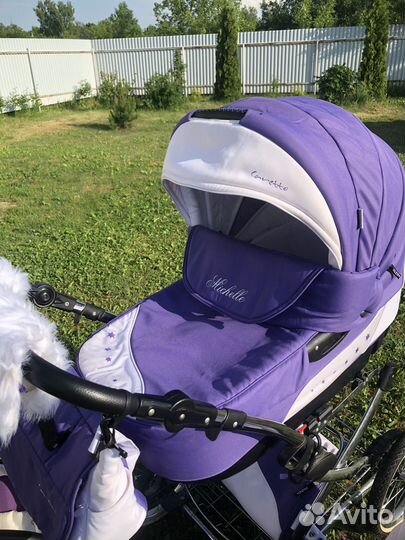 Коляска 3 в 1 michelle caretto