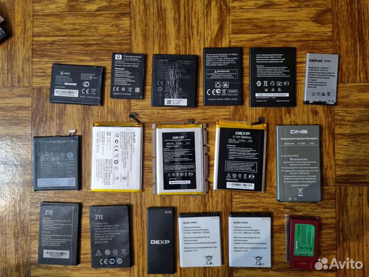 Аккумуляторы б/у для телефонов