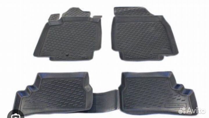 Автомобильные коврики резиновые