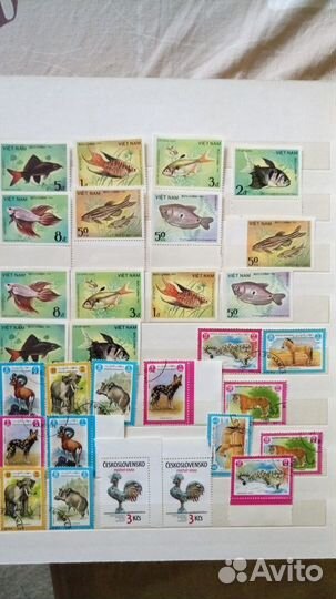 Марки СССР Фауна и др. разные 1982-87г