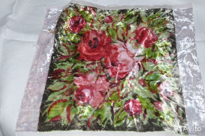 Простынь, скатерть жаккард СССР, накидка старинна