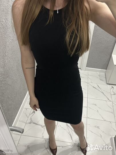 Платье в рубчик zara размер S