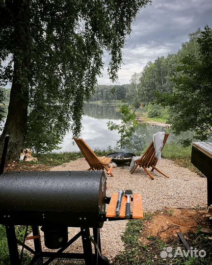 Шезлонг Кентукки кресло деревянное