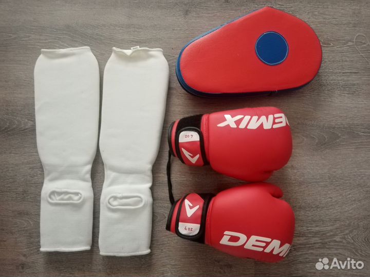 Перчатки для единоборств, защита голени, лапа