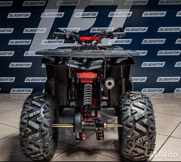 Квадроцикл подростковый gladiator H125 LUX Чёрный