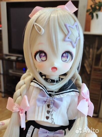 Парик хвостик на бжд 1/3 от MSDoll