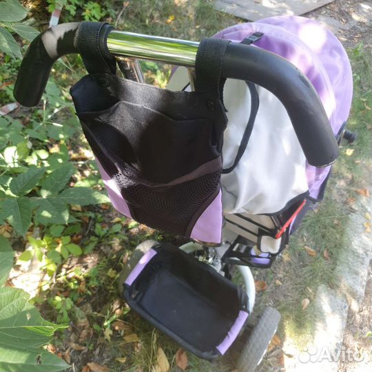 Велосипед коляска с ручкой