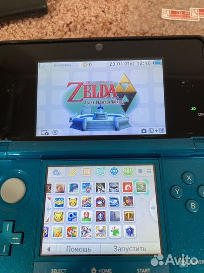 Лот3 nintendo 3ds прошита 32гб игры