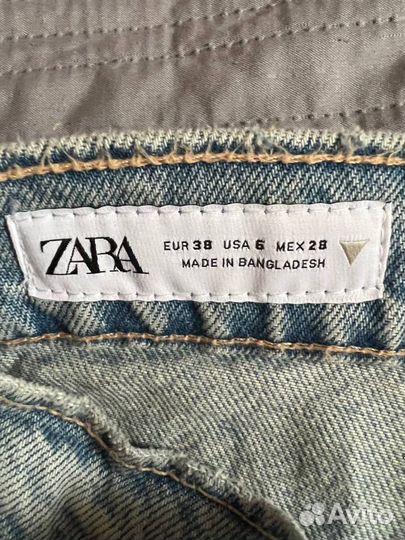 Джинсы Zara новые 38 размер