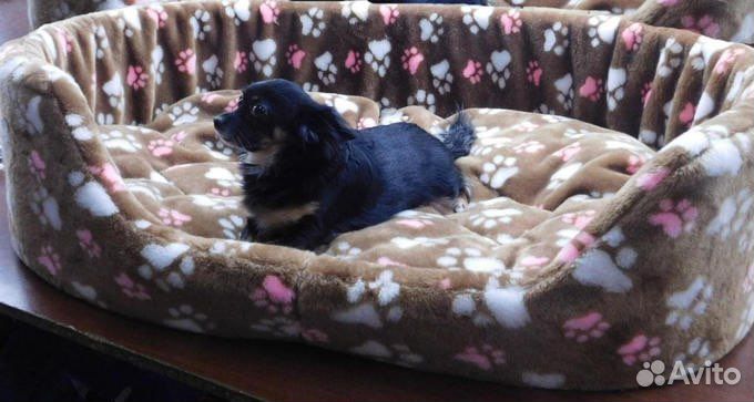 Лежак открытый для больших собак меховой