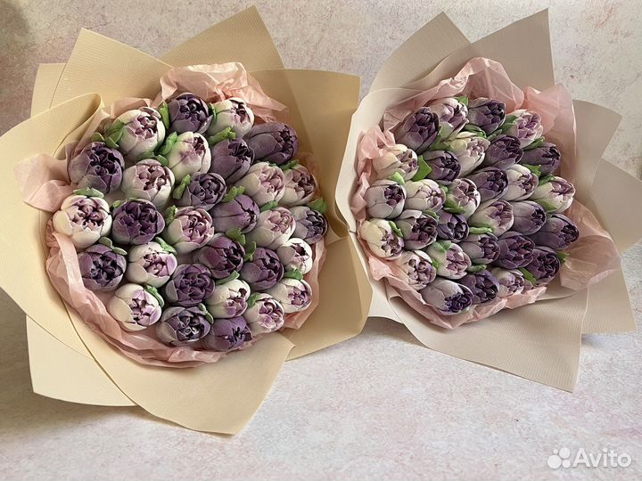 Зефирные тюльпаны