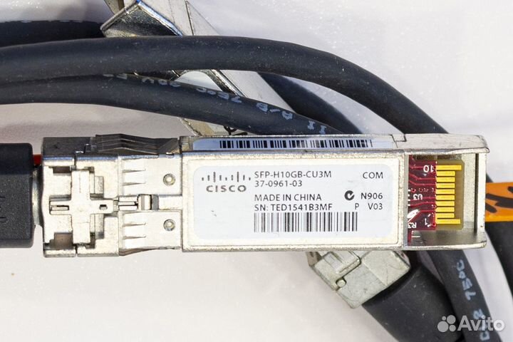 SFP-H10GB-CU3M cisco сетевой кабель 10 гигабит 3 м