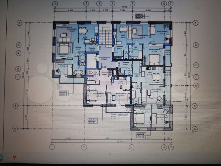 2-к. квартира, 46,8 м², 2/9 эт.