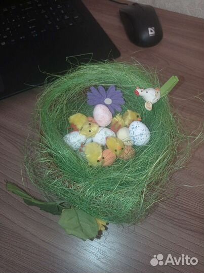 Корзиночка с цыплятами
