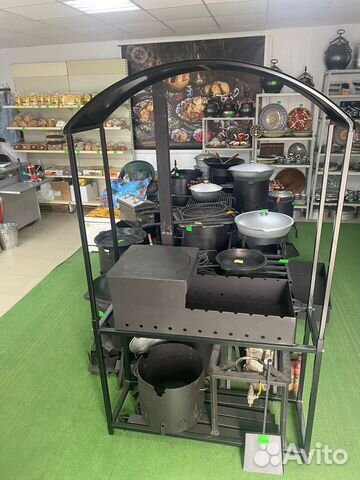 Мангал с навесом