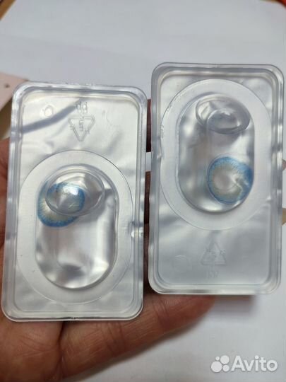 Линзы контактные цветные с диоптриями