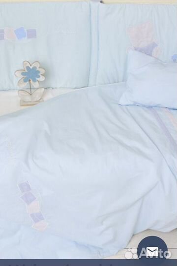Комплект постельного белья с бортиками choupette