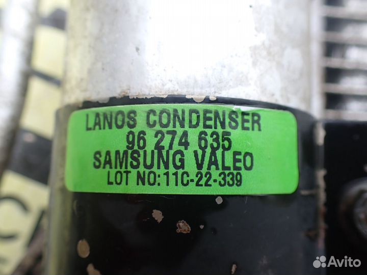 Радиатор кондиционера конденсер Chevrolet Lanos