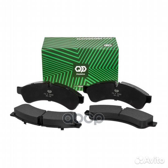 Колодки тормозные дисковые FDP9680 pilenga