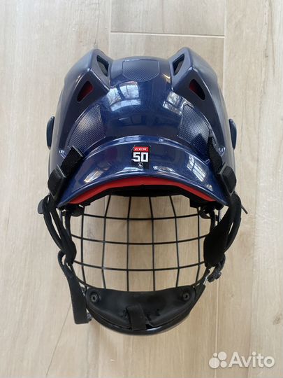 Хоккейный шлем CCM HT50SR 50L, сетка CCM FM50L
