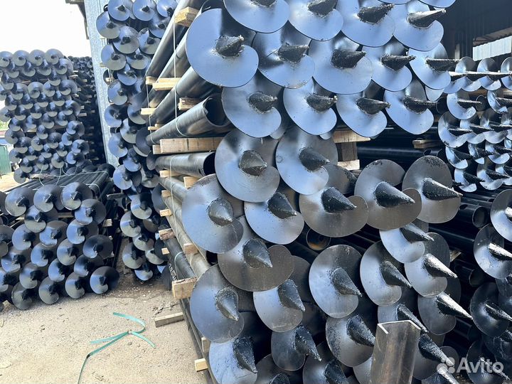 Монтаж винтовых свай