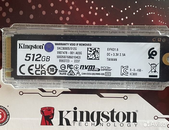 Kingston kc3000 512gb