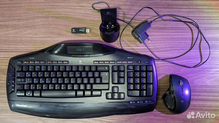 Беспроводные клавиатура и мышь Logitech MX5500