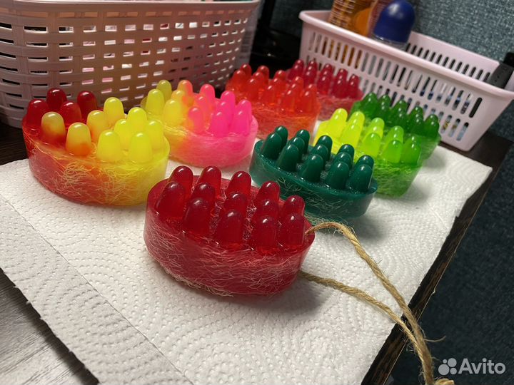 Массажное мыло с люфой