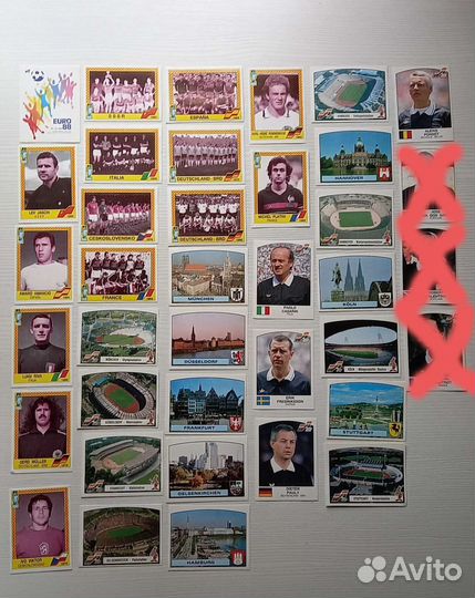 Panini Чемпионат Европы 1988