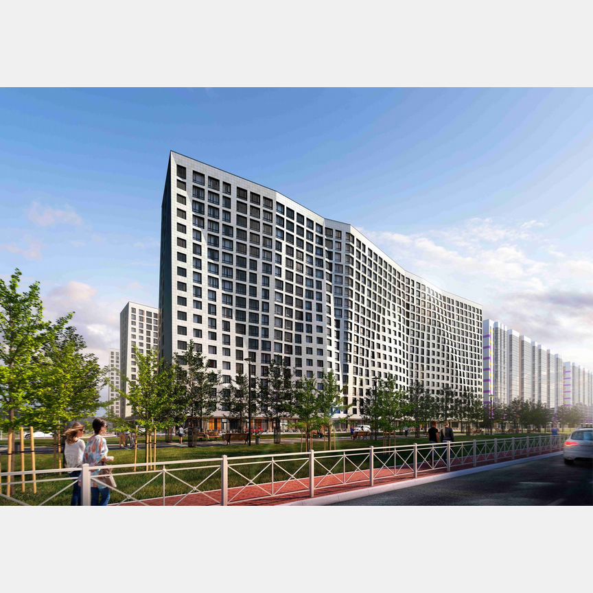 2-к. квартира, 50,9 м², 11/18 эт.