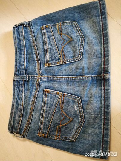 Джинсовая юбка 40р