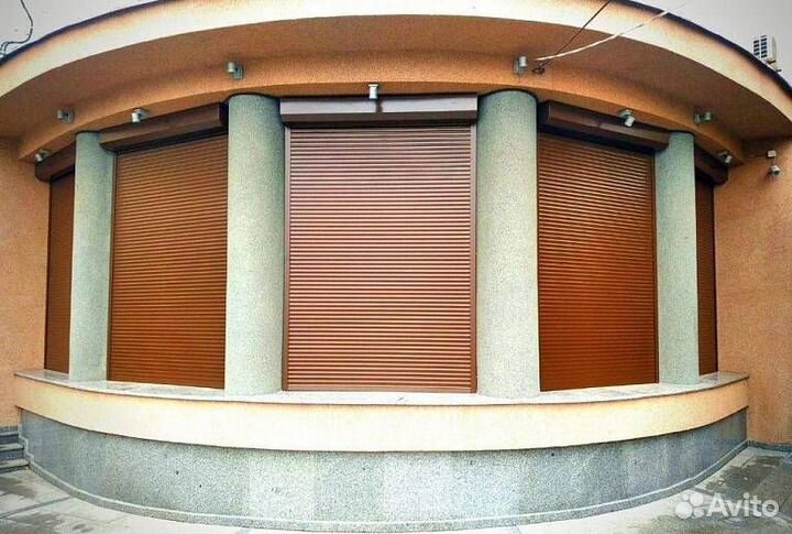 Алюминиевые роллеты на двери