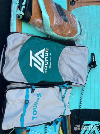 Сумка рюкзак на колёсах для сапа огромная