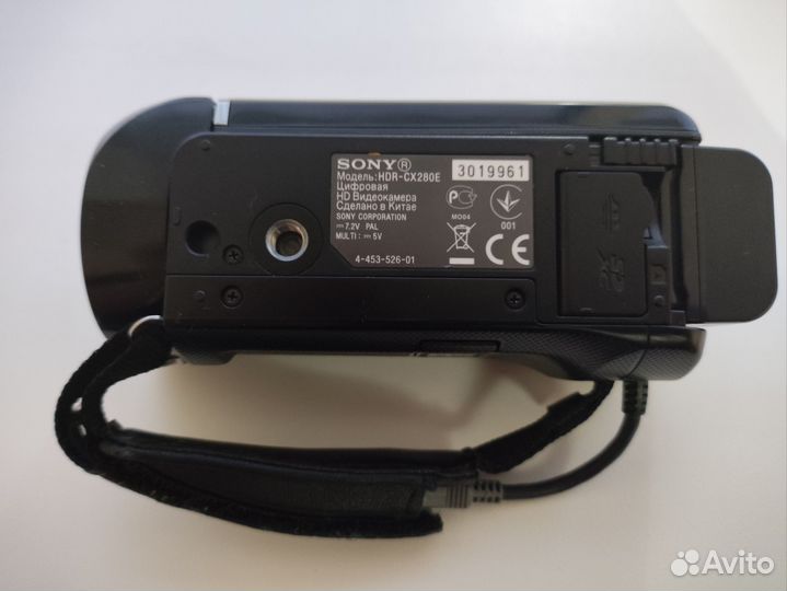 Видеокамера sony hdr cx280e