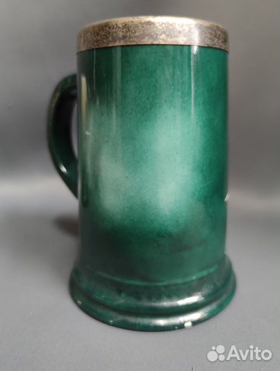 Антикварная кружка «Трапеза Монаха». США, 1850-189