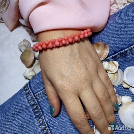 Браслет из натурального Коралла Япония
