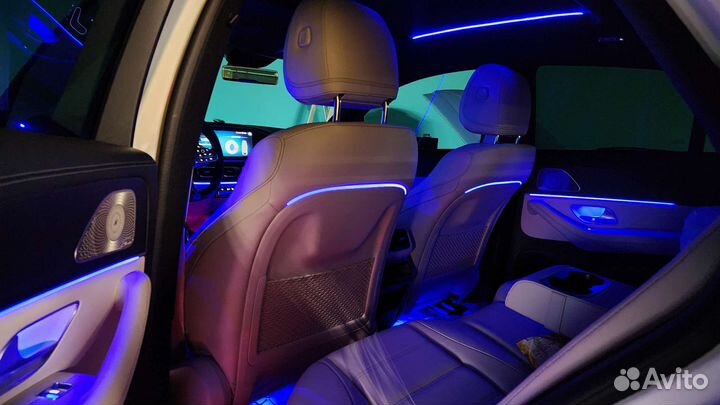 Подсветка спинок сидений Мерседес GLE, GLS W167