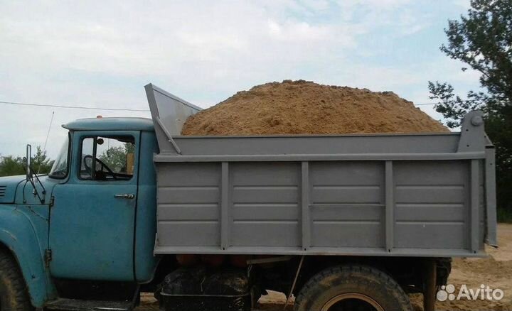 Песок строительный с доставкой