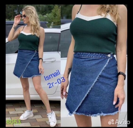 Джинсовая юбка