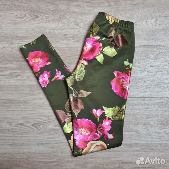 Легенсы Новые (с цветочным принтом) S-M