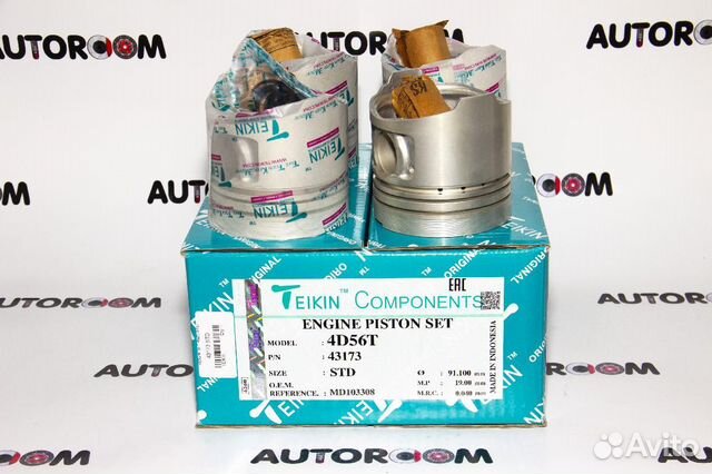 Комплект поршней 4D56 STD Teikin