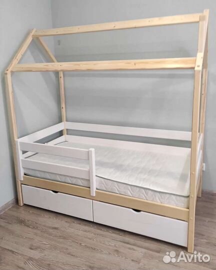 Кровать домик детская кроватка кровать-домик